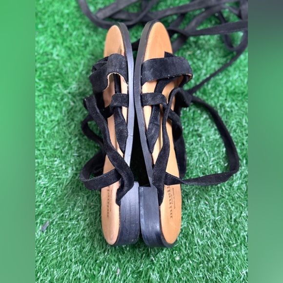 Minelli Black Strappy Sandals Size 40 - Picture 4 of 6
